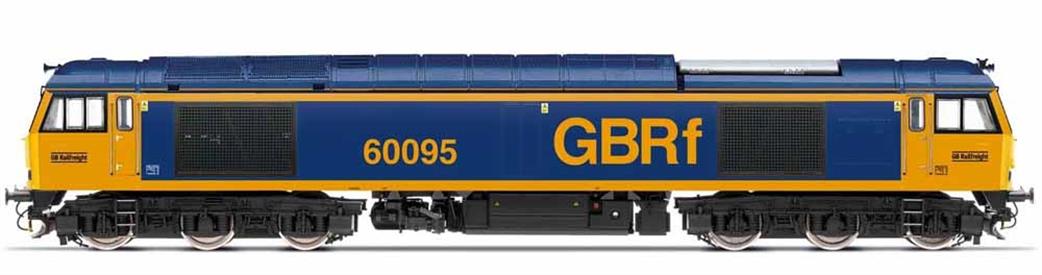 Hornby OO R30025 GBRF 60095 Class 60 Co-Co Freight Diesel Locomotive GBRF Blue & Orange