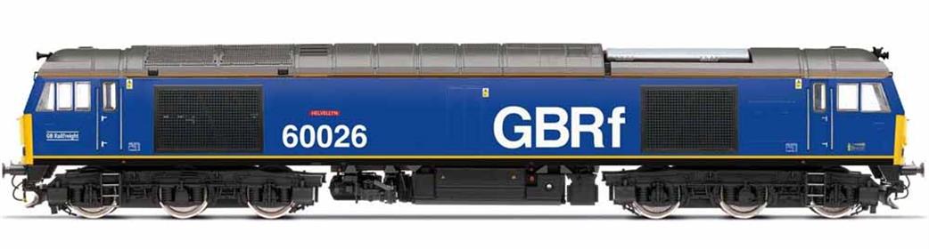 Hornby OO R30026 GBRF 60026 Class 60 Class 60 Co-Co Freight Diesel Locomotive Mainline Blue