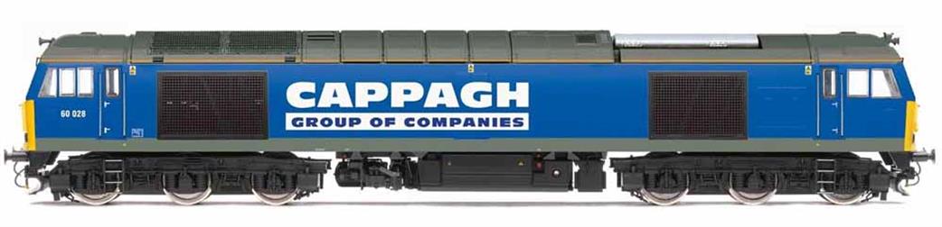 Hornby OO R30027 Cappagh 60028 Helvellyn Class 60 Co-Co Diesel Locomotive Cappagh Blue Livery