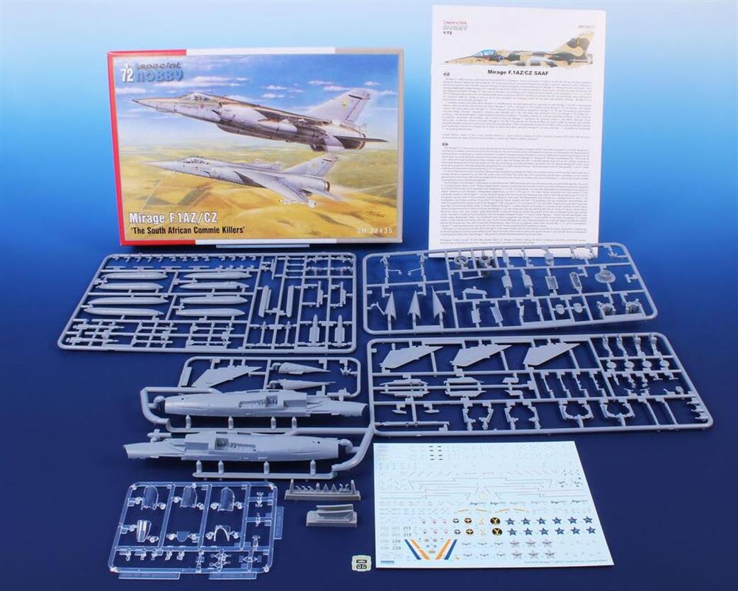 Special Hobby 1/72 72435 Dassault Mirage F.1AZ/CZ The South African Commie Killers