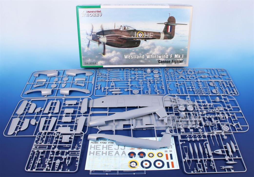 Special Hobby 1/32 32047 Westland Whirlwind F Mk1 Cannon Fighter Aircraft Kit