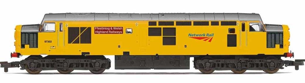 Hornby OO R30044 Railroad Network Rail 97302 Ffestiniog & Welsh Highland Railways Class 37 Engineers Yellow
