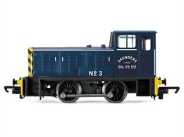 Enjoy this unique, fictional ‘Florence’ locomotive trundling around the tracks on your layout. Featuring a blue and fictional ‘Saunders Oil Company Ltd.’ livery, add this one-of-a-kind locomotive to your collection. A vac pipe accessory bag is included.