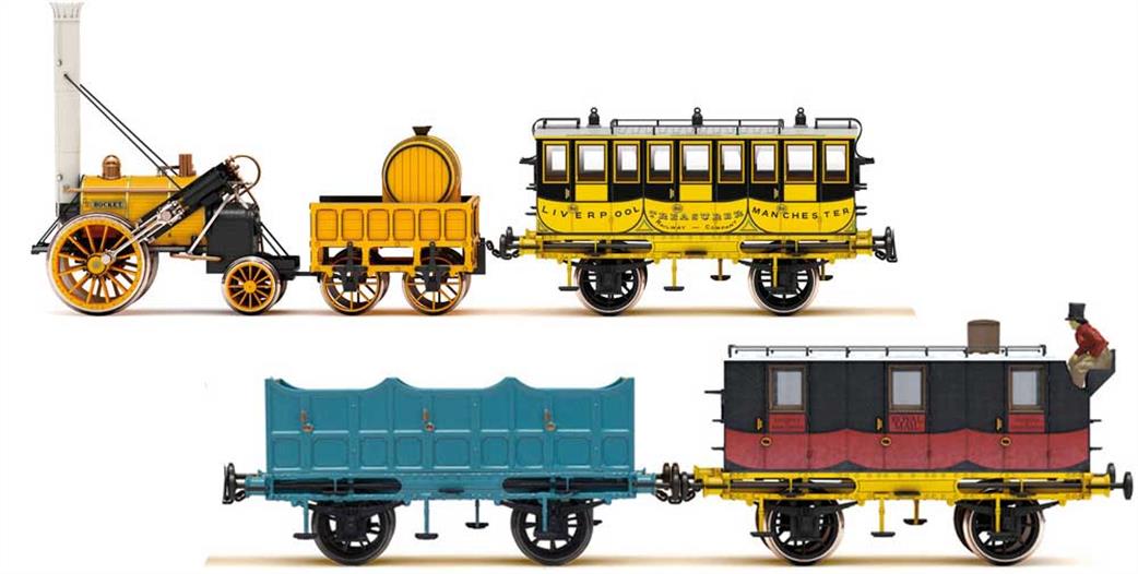 Hornby OO R3956 L&MR Stephenson's Rocket Royal Mail Train Pack - Era 1
