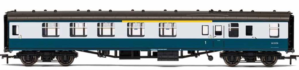 Hornby OO R40023 BR, Mk1 Brake Composite Corridor, W 21178 - Era 7