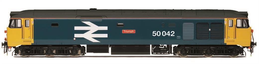 Hornby OO R30154 BR 50042 Triumph Class 50 Co-Co Diesel BR Large Logo Blue
