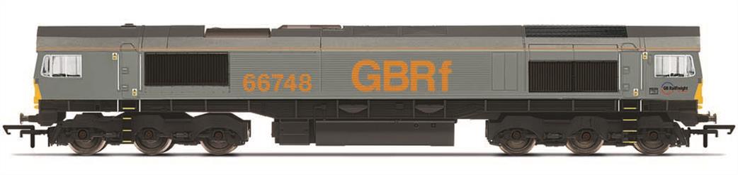 Hornby R30150 GBRf 66748 Class 66 Co-Co Diesel Loco Plain Grey Livery OO
