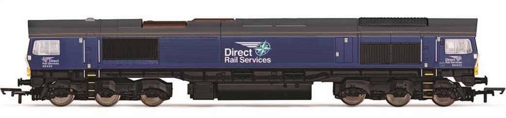 Hornby OO R30223 DRS 66432 Class 66 Co-Co Diesel Locomotive DRS Blue Small Compass Logos