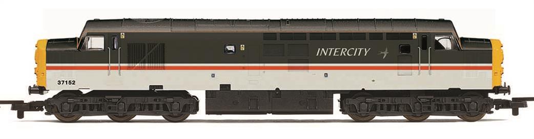 Hornby OO R30180 Railroad Plus BR InterCity 37152 Class 37 Co-Co Diesel InterCity Swallow Livery