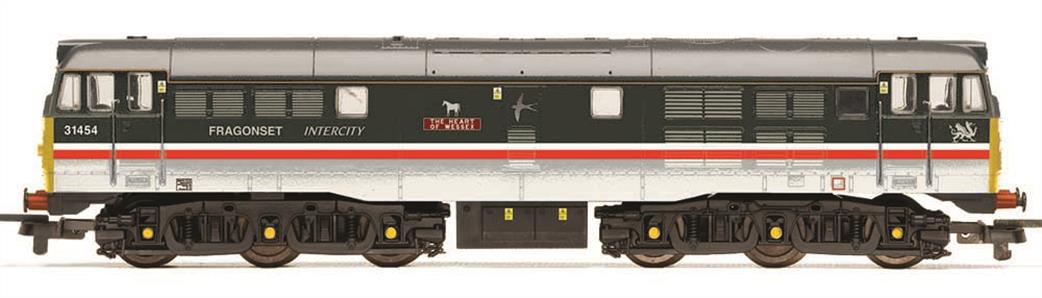 Hornby OO R30196 Railroad Plus Fragonset 31454 The Heart of Wessex Class 31 A1A-A1A Diesel InterCity Livery