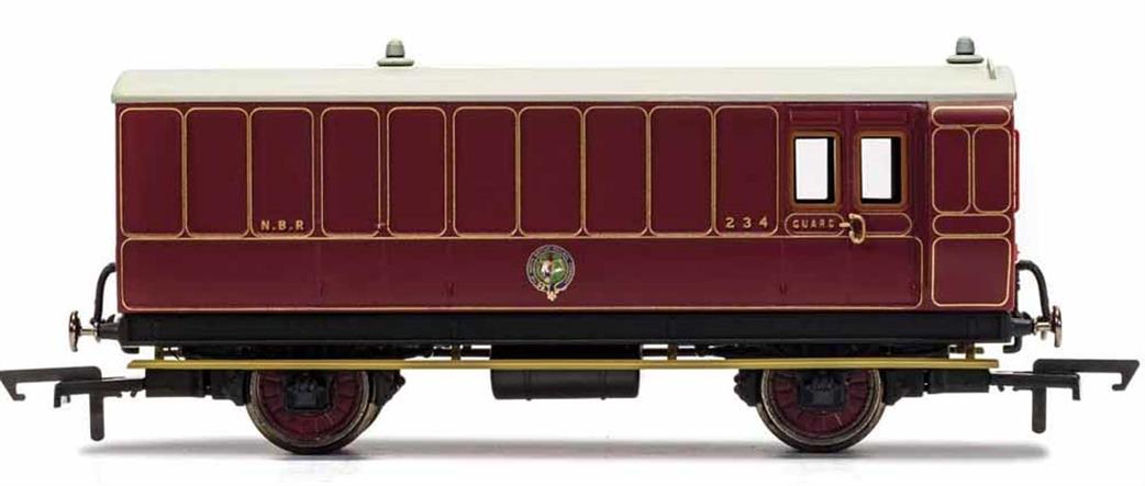Hornby OO R40092 NBR, 4 Wheel Brake, Baggage, 234 - Era 2