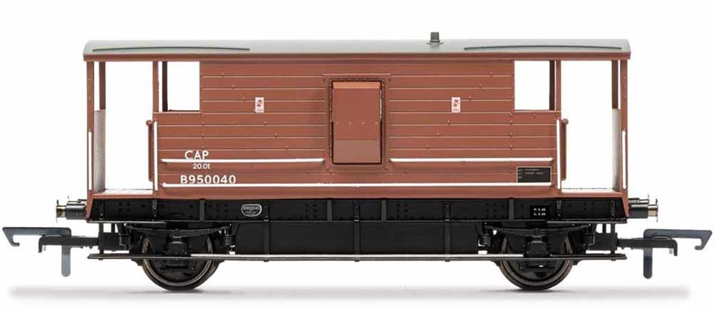 Hornby R60019 BR LMS Design 20-ton Goods Train Brake Van B950040 Bauxite Era 4 OO