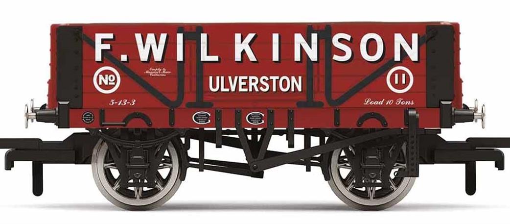 Hornby OO R60023 F Wilkinson Ulverston 4 Plank Open Wagon No.11 Red