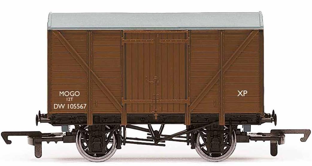 Hornby OO R60031 BR MOGO Ventialted End Door Box Van for Motor Vehicles