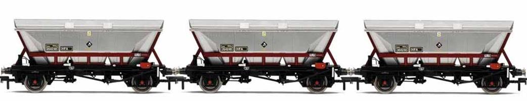 Hornby R60069 HFA Hopper Wagons, Three Pack, EWS - Era 9 OO