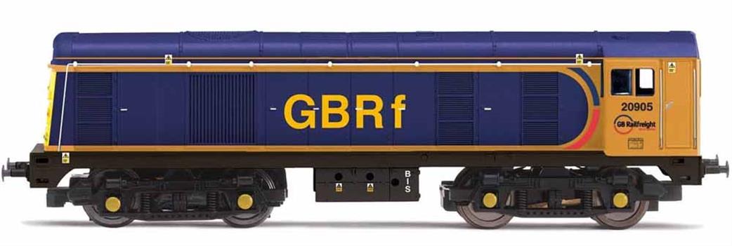 Hornby OO R3913 Railroad GBRF Class 20/9 905 Bo-Bo Locomotive Era 10