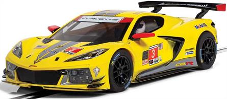Looking sleek, purposeful, fast, and striking, the new Corvette C8.R race car is a perfect addition to your Scalextric GT grid!
