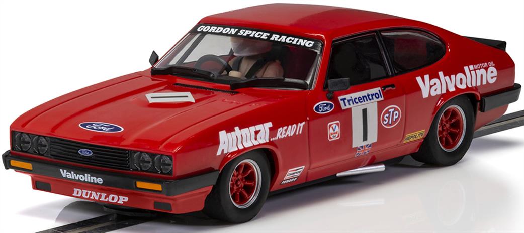 Scalextric 1/32 C4250 Ford Capri MKIII Gordon Spice Racing Slot Car model