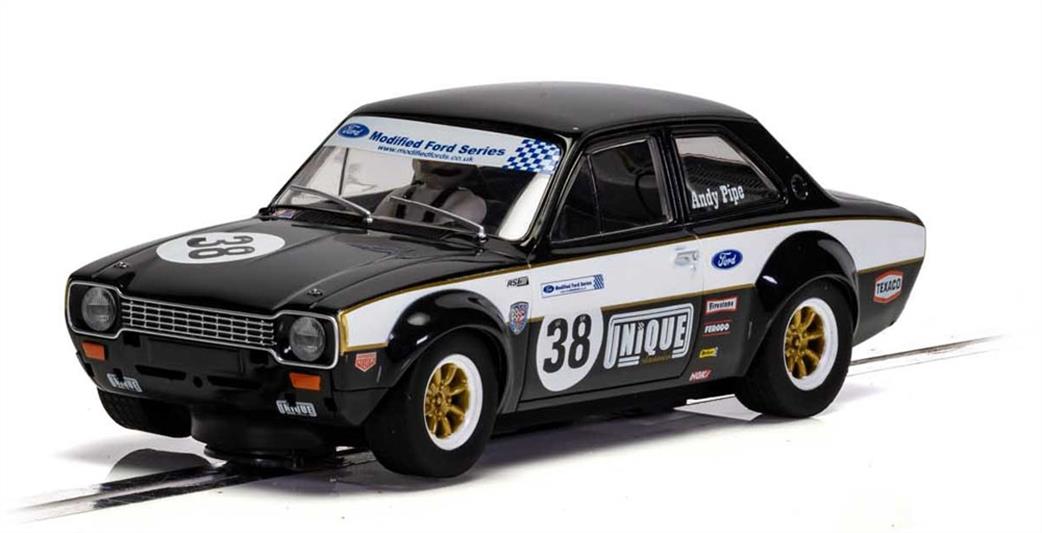 Scalextric 1/32 C4237 Ford Escort MK1 Andy Pipe Racing Slot Car model