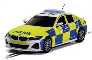 A familiar, if not always welcome, sight to many motorists in the UK the BMW 330i police car, with working light and siren, is a machine sure to set the heart pulsing! Be it appearing in your rear view mirror lights flashing or tearing away to the next emergency it is a high powered machine that runs all the lights!