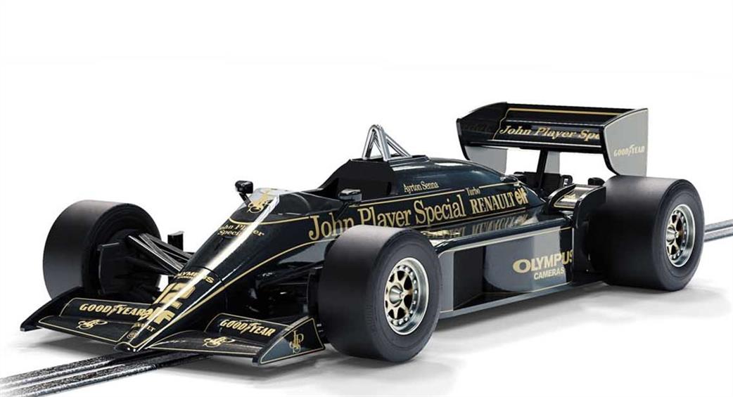Scalextric 1/32 C4234 Lotus 97T Portugese GP 1985 Ayrton Senna Slot Car model