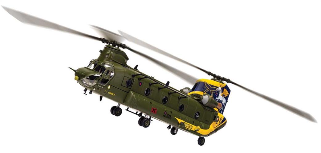 Corgi 1/72 AA34216 Boeing Chinook HC.4 ZH777 RAF No. 28 Sqn 100 Years Anniversary Scheme