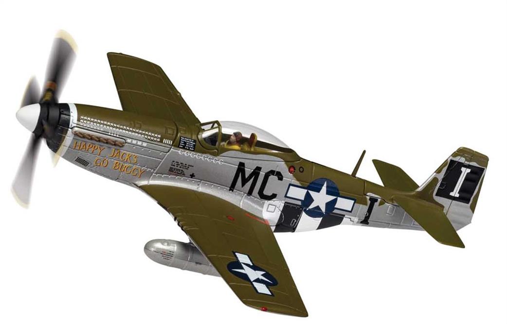 Corgi 1/72 AA27706 P51D Mustang 44 13761 MCI Happy Jacks Go Buggy Capt Jack M Ilfrey 79th FS 20th FG Kings Clif 1944
