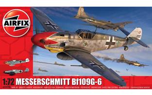Airfix A02029B 1/72nd Messerschmitt Bf109G-6 Aircraft Kit