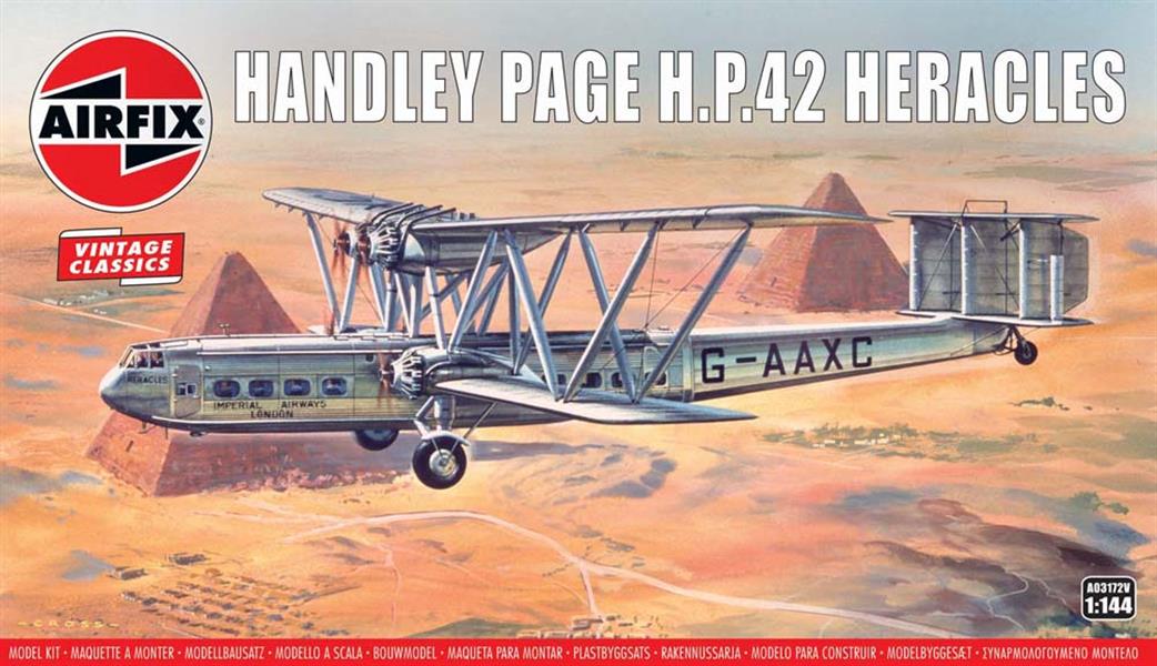 Airfix 1/144 A03172V Handley Page H.P.42 Heracles Aircraft Kit