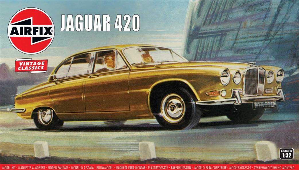 Airfix 1/32 A03401V Jaguar 420 Car Kit