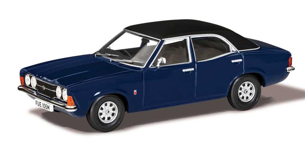 Corgi 1/43 VA10318 Ford Cortina Mk3 200GT in Marine Blue