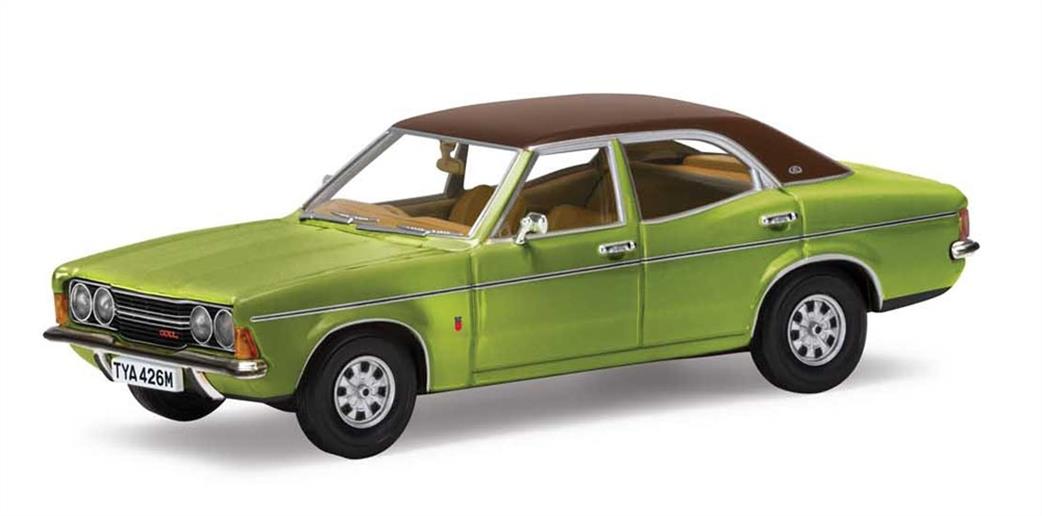 Corgi 1/43 VA10319 Ford Cortina Mk3 GXL in Onyx Green