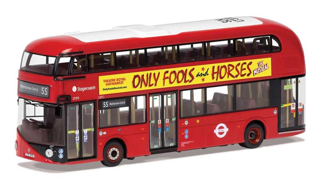Corgi 1/76 OM46633A Wrightbus New Routemaster Only Fools & Horses Stage Show Route A