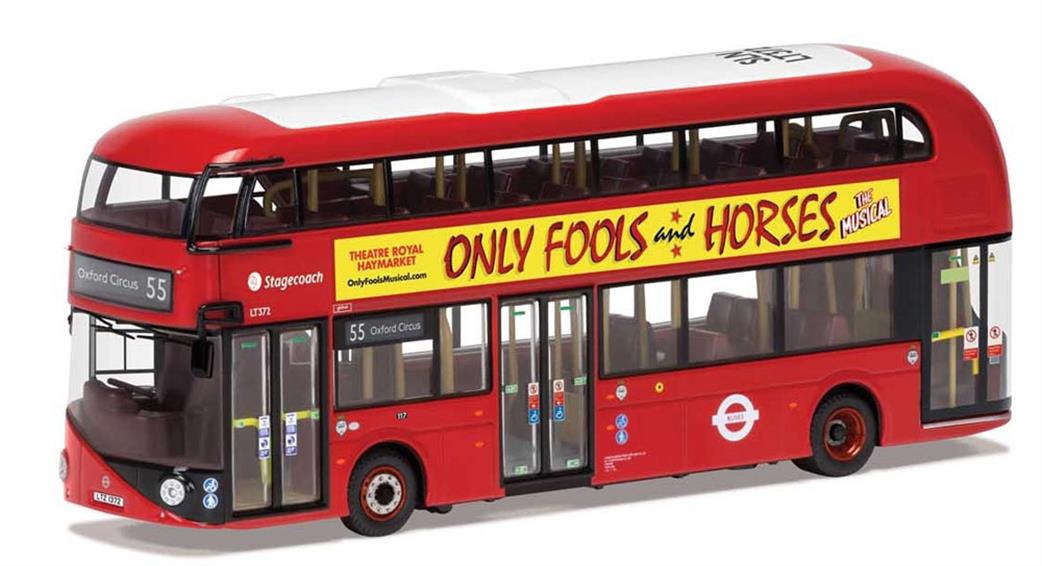 Corgi 1/76 OM46633B Wrightbus New Routemaster Only Fools & Horses Stage Show Route B