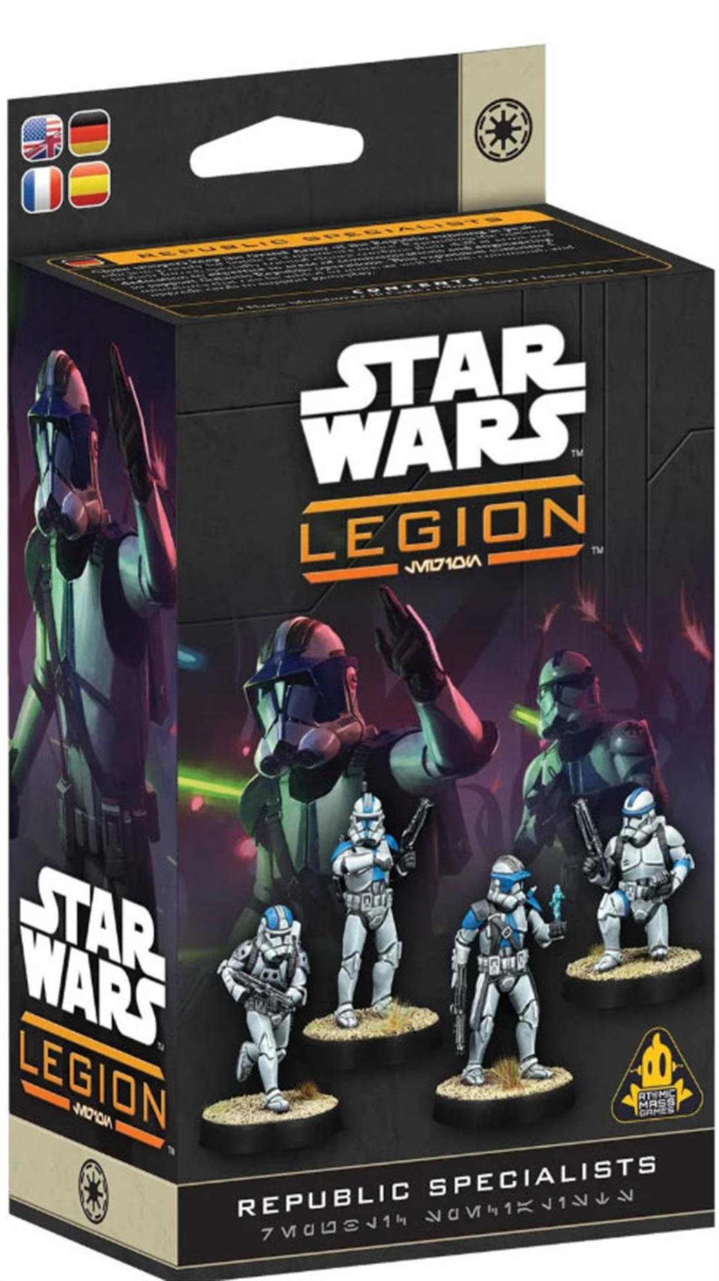 Atomic Mass Games  SWQ200 Republic Specialists Personnel Expansion for Star Wars Legion
