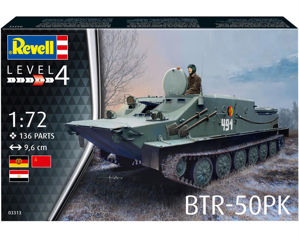 Revell 1/72 03313 BTR-50PK Tank Kit Inc. Photo Etch
