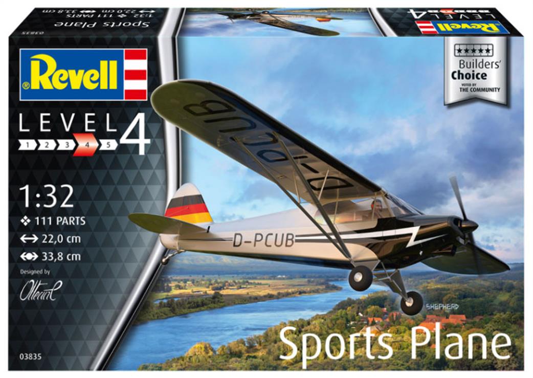Revell 1/32 03835 Sports Plane Builder's Choice Kit