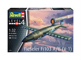 Revell 03861 1/48th Fieseler Fi203 V-1 KitGlue and paints are required