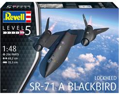 Revell 04967 1/48th Lockheed SR-71 Blackbird KitNumber of Parts 206  Length 682mm   Wingspan 353mm