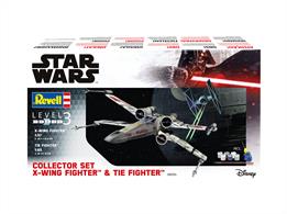 Revell 06054 1/57th X-Wing Fighter + Tie Fighter Kit from Star Wars