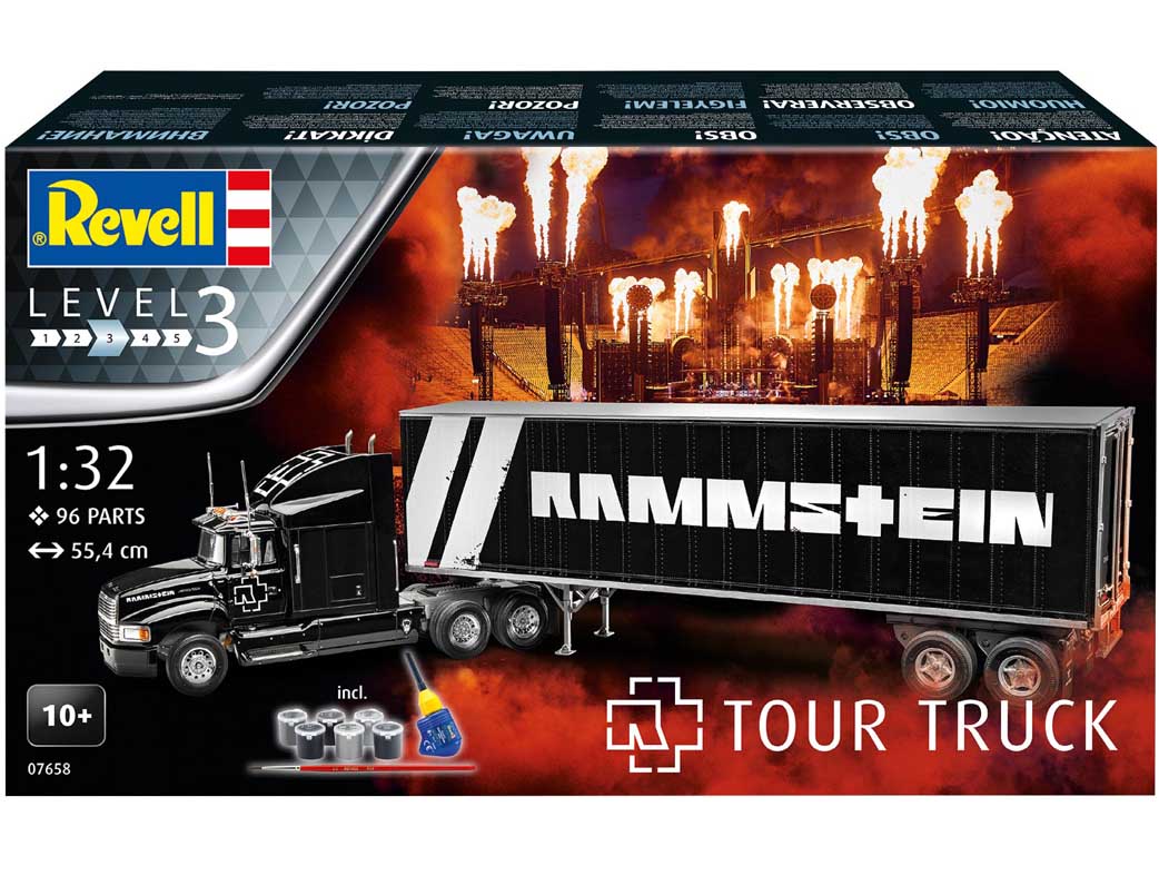 Revell 1/32 07658 Rammstein Tour Truck Kit Gift Set