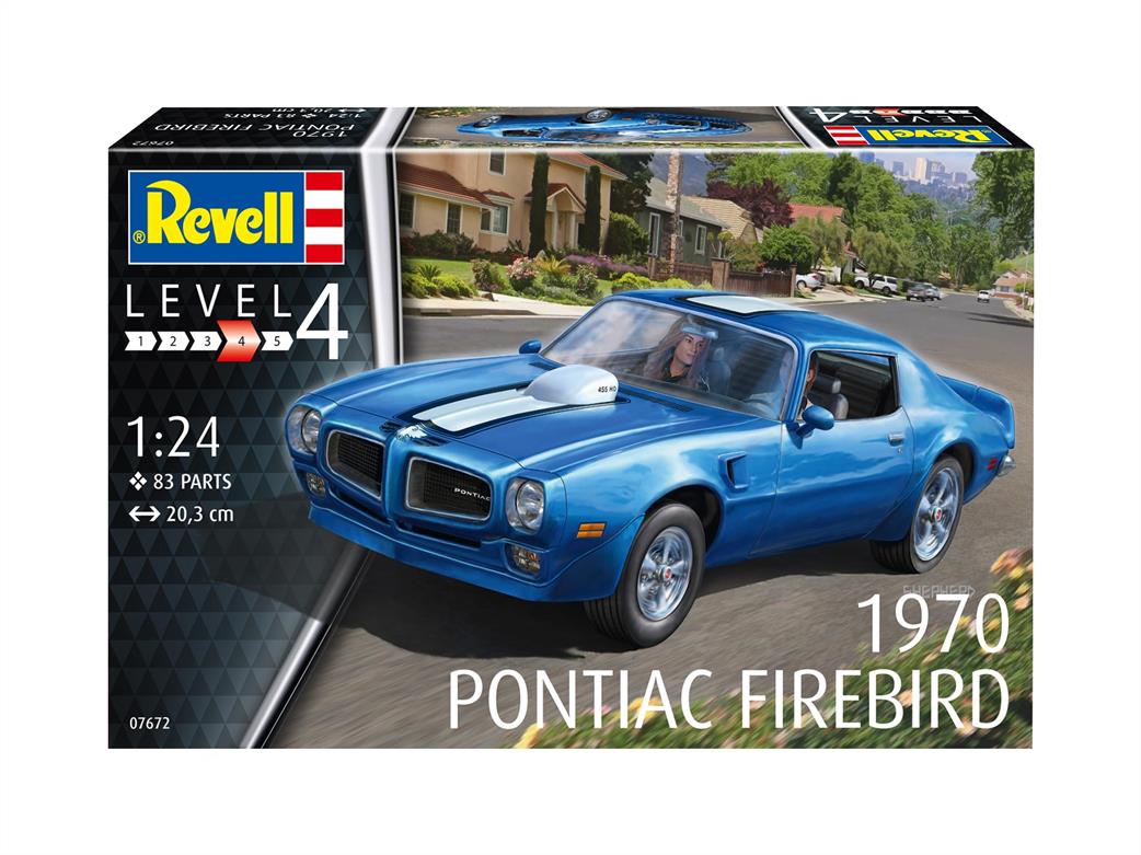 Revell 1/24 07672 1970 Pontiac Firebird Kit