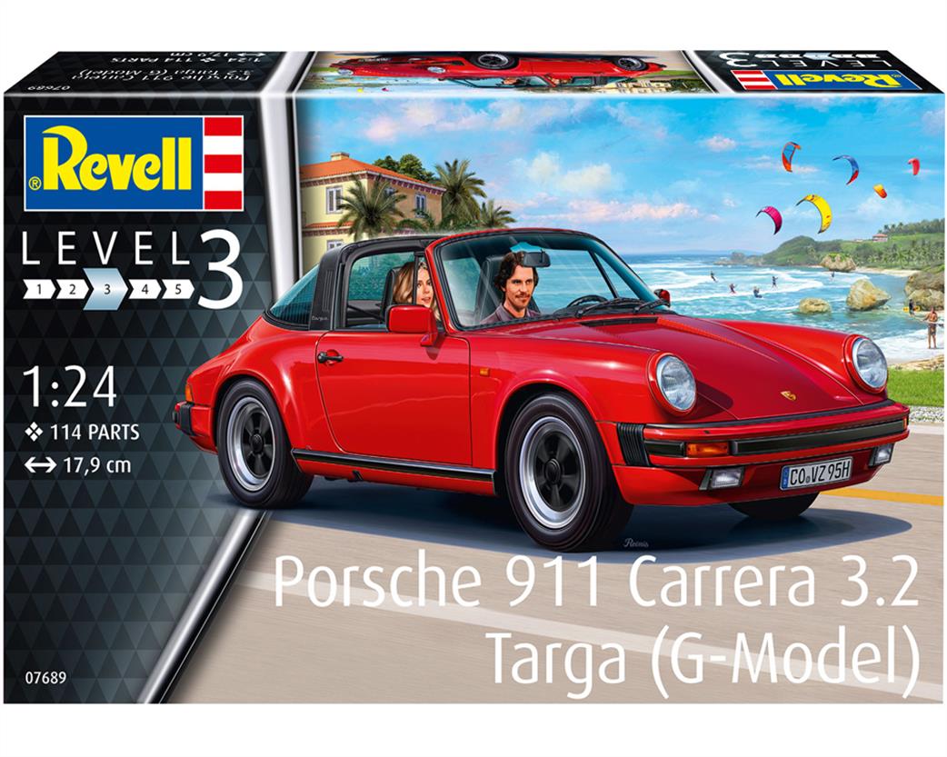 Revell 1/24 07689 Porsche 911 G Model Targa Car Kit