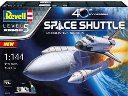 Revell 05674 1/144th Space Shuttle with Boosters 40th Anniversary Kit Gift Set