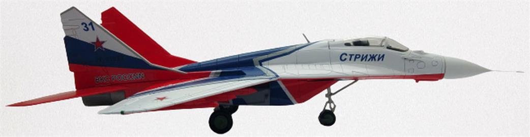 Hobby Master 1/72 HA6511A MIG-29 Strizhi Aerobatic Team No.31 Russian Air Force 2019