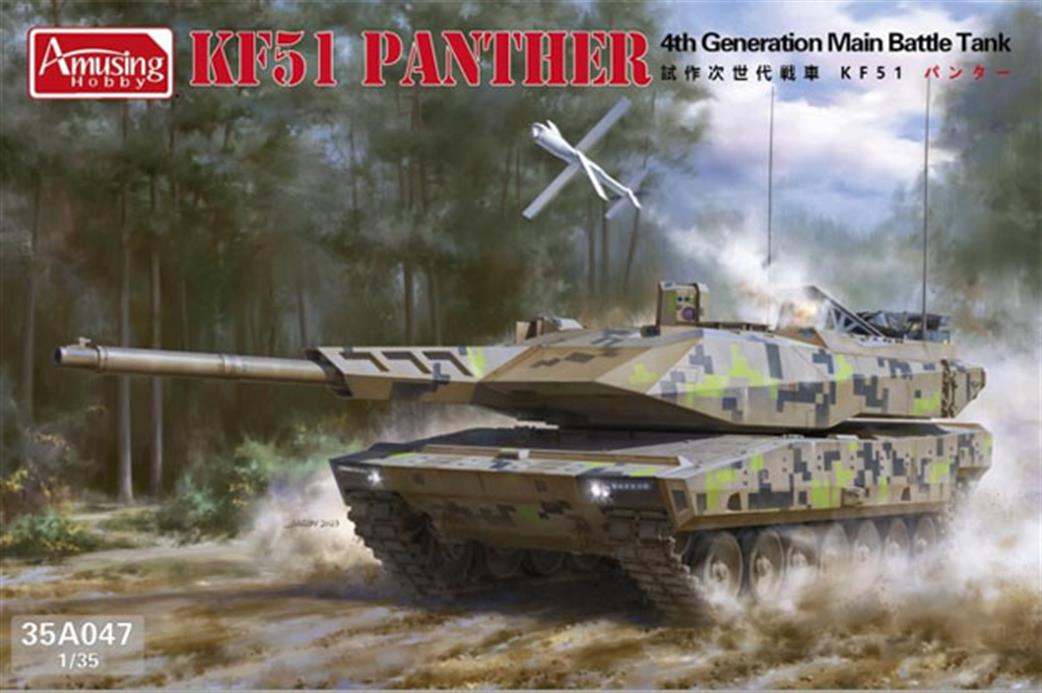 Amusing Hobby 1/35th 35A047 KF51 Panther 4th Generation Main Battle Tank Kit