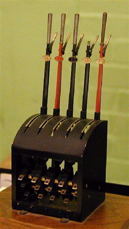 Preowned SH5 Shropshire & Herefordshire Area Group Lever Frame Unbuilt Kit with Turned Handles O