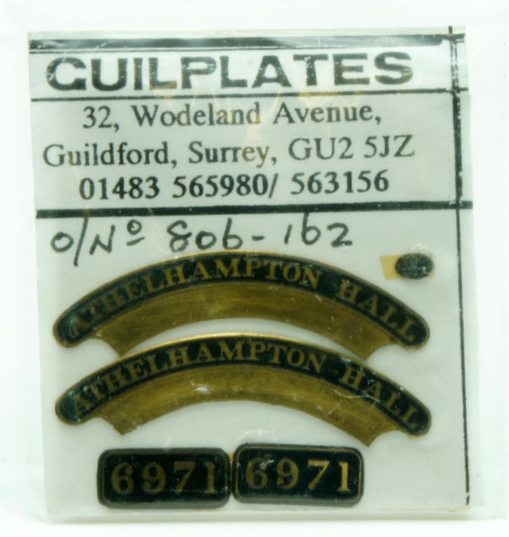 Preowned O Gauge SH12 Guilplates 6971 Athelhampton Hall Plates