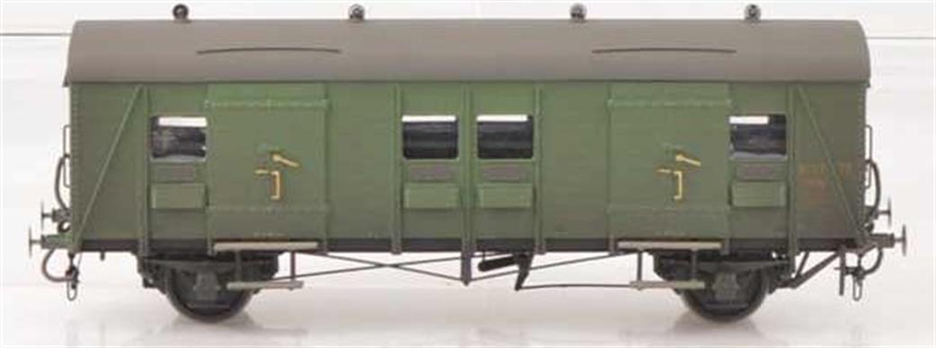 Preowned O Gauge SH14 Slaters Kit Built 7C020 SR 4 Wheel PLV/GUV Weathered