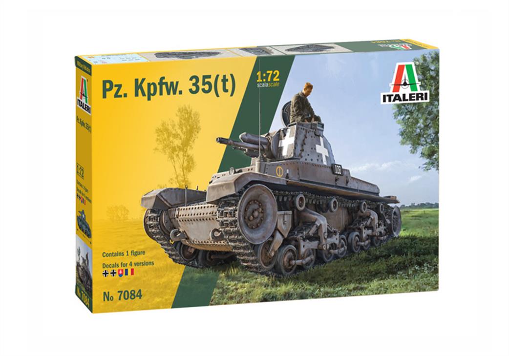 Italeri 1/72 7084 Pz.kpfw.(35t) Tank Kit
